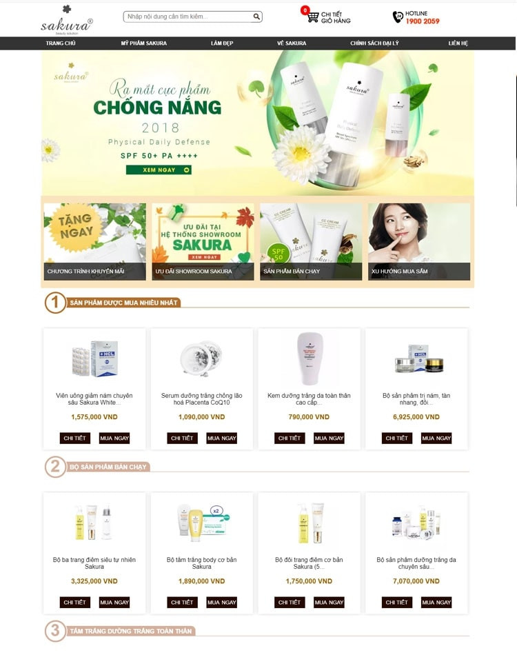 Website mỹ phẩm cần có chức năng gì?